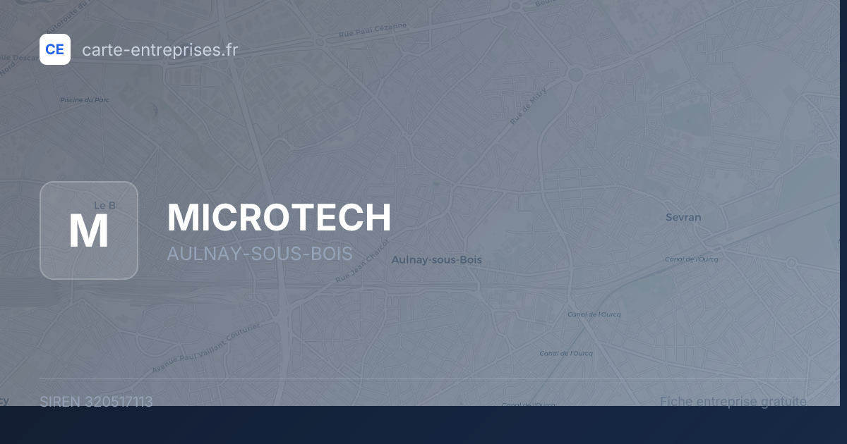 MICROTECH — 320517113 — fiche entreprise