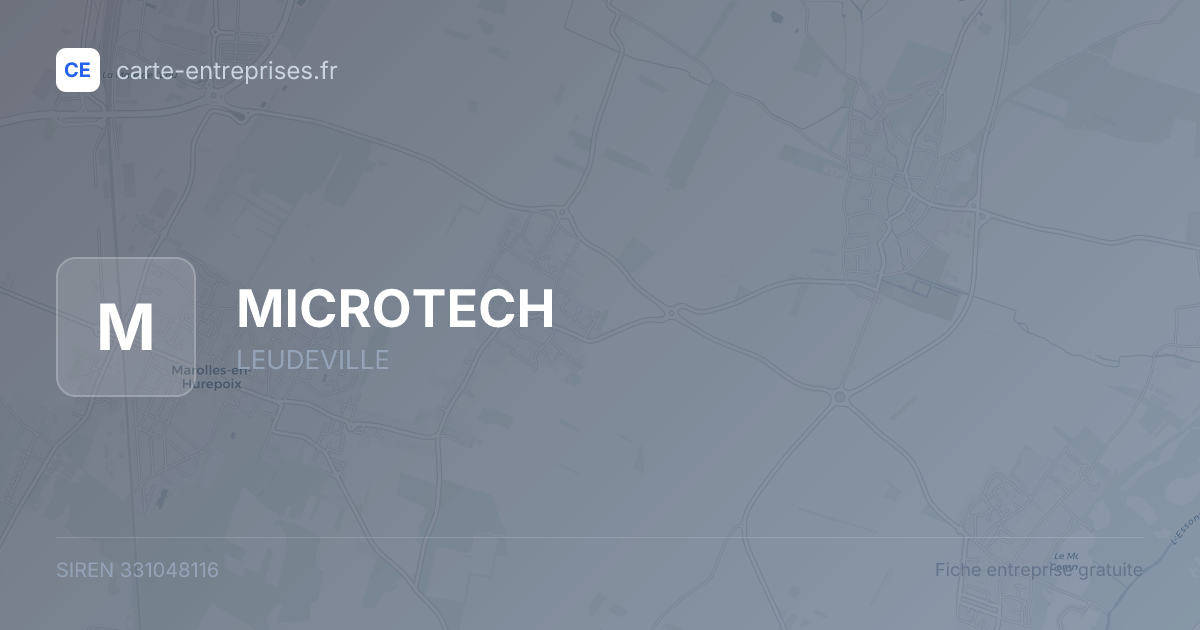 MICROTECH — 331048116 — fiche entreprise