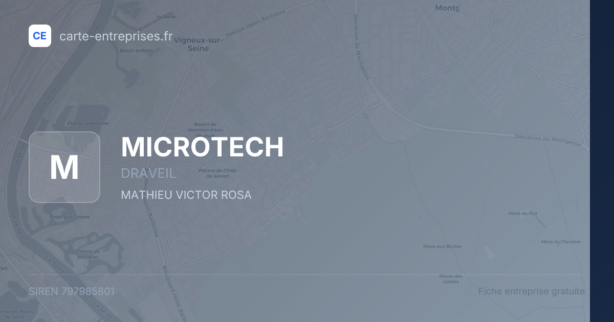 MICROTECH — 797985801 — fiche entreprise