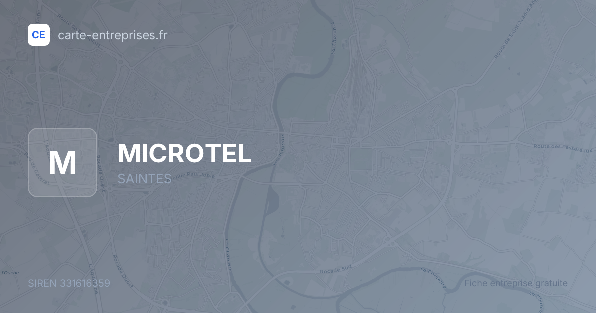 MICROTEL — 331616359 — fiche entreprise