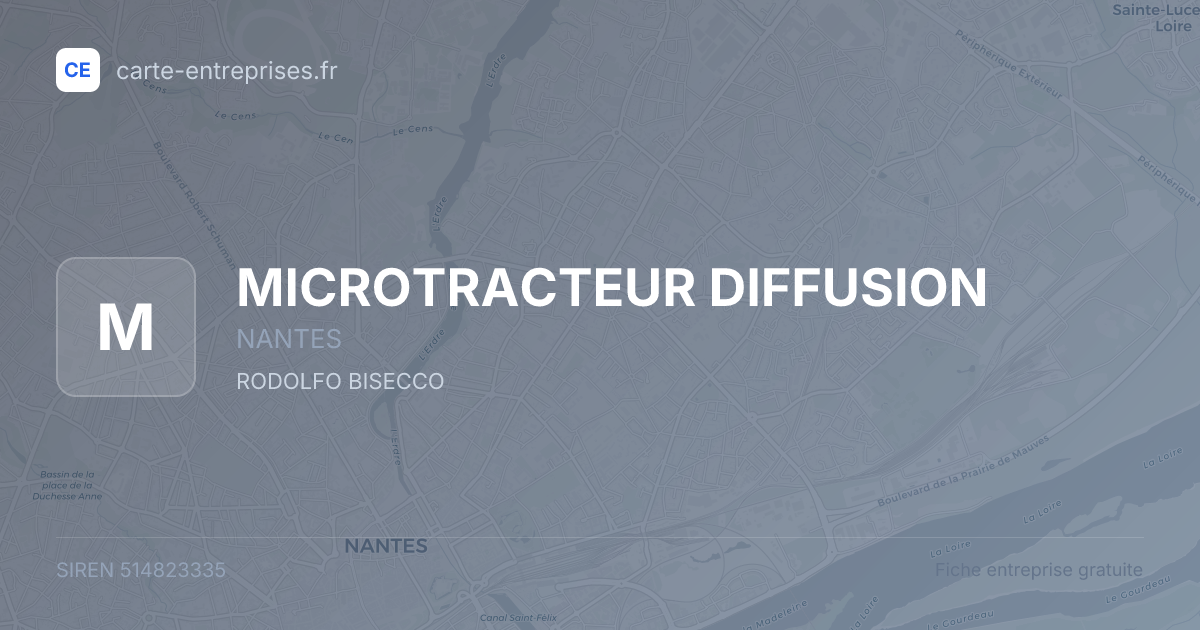 MICROTRACTEUR DIFFUSION — 514823335 — fiche entreprise