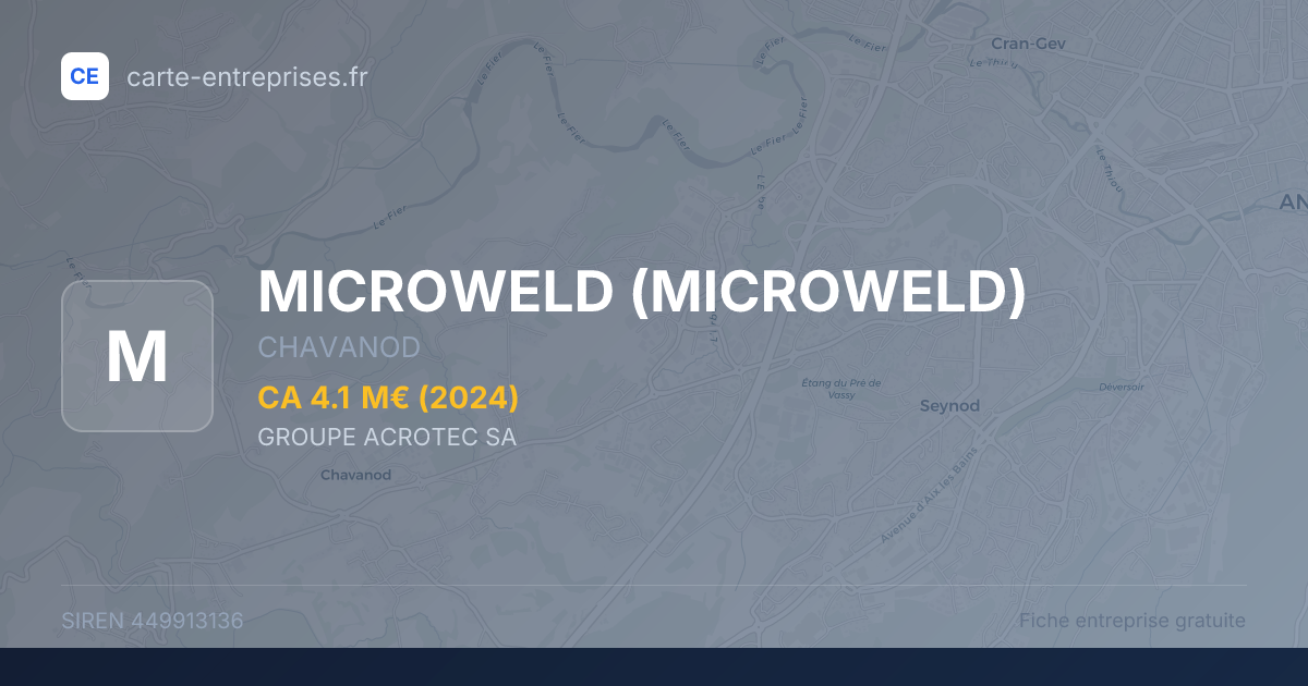 MICROWELD — 449913136 — fiche entreprise