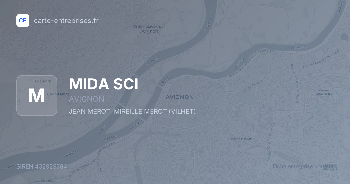 MIDA SCI — 432929784 — fiche entreprise