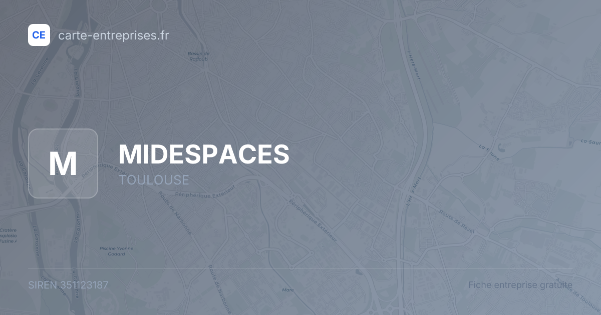 MIDESPACES — 351123187 — fiche entreprise