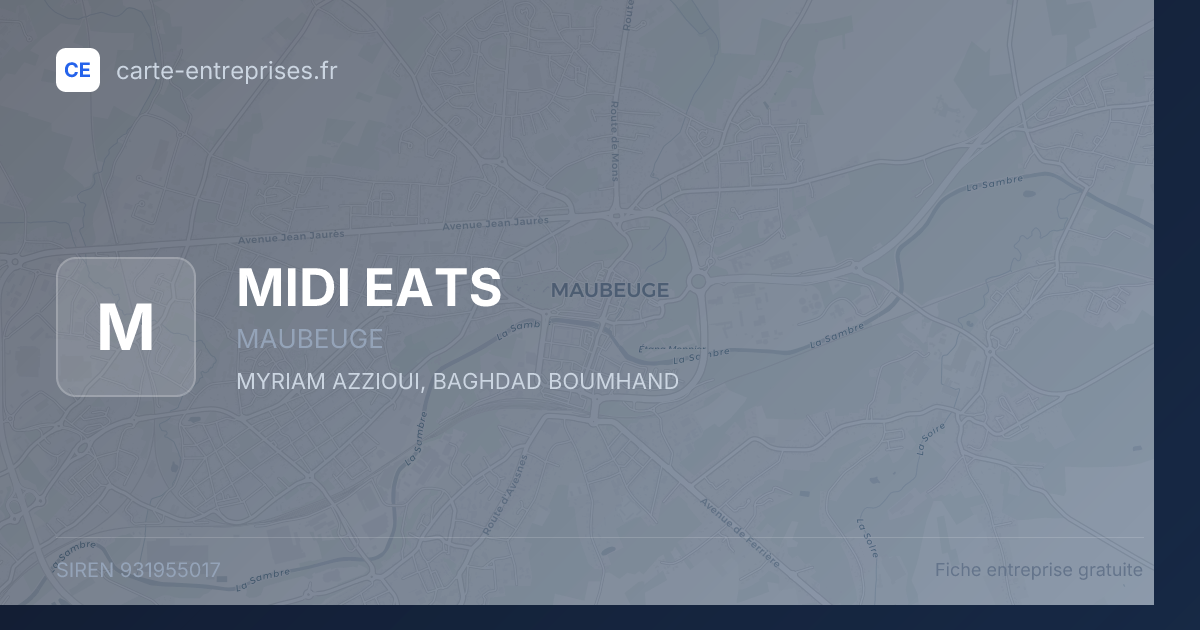 MIDI EATS — 931955017 — fiche entreprise