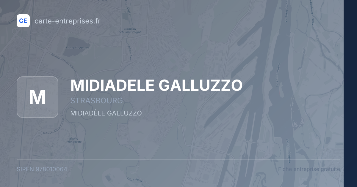 MIDIADELE GALLUZZO — 978010064 — fiche entreprise