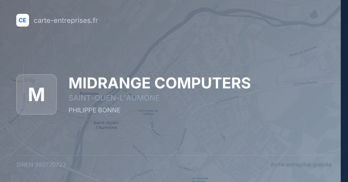 MIDRANGE COMPUTERS — 392770723 — fiche entreprise