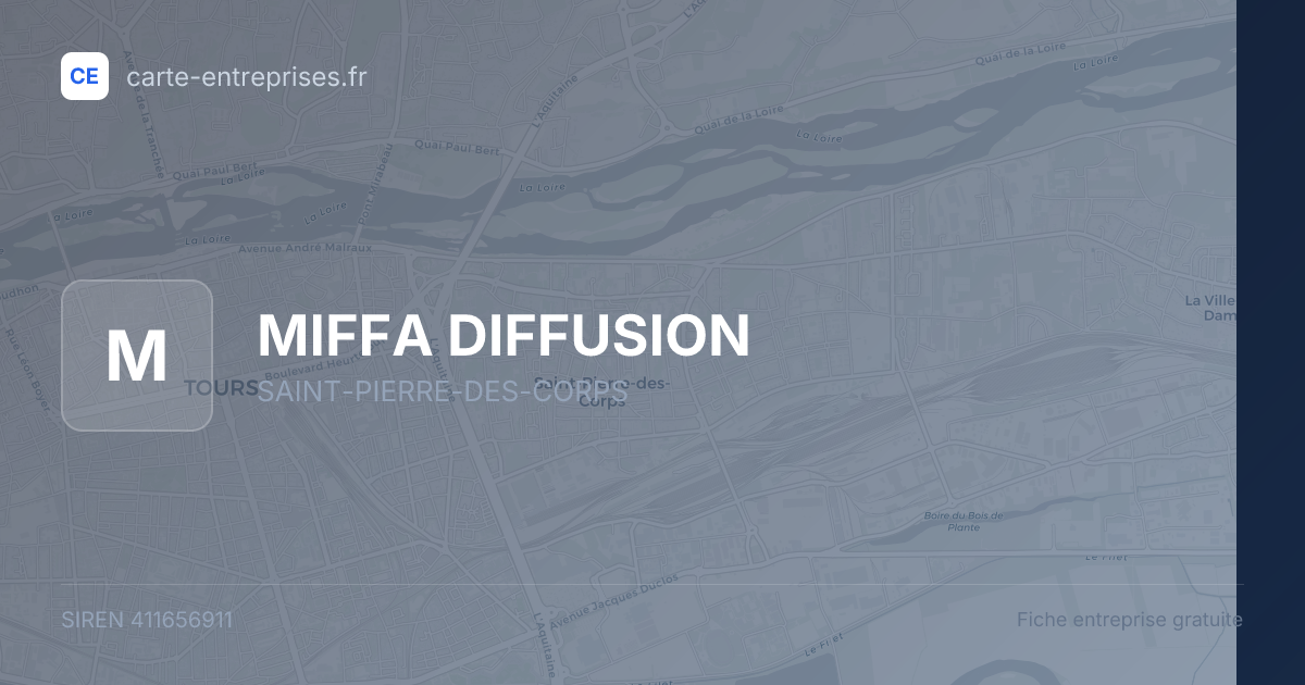 MIFFA DIFFUSION — 411656911 — fiche entreprise