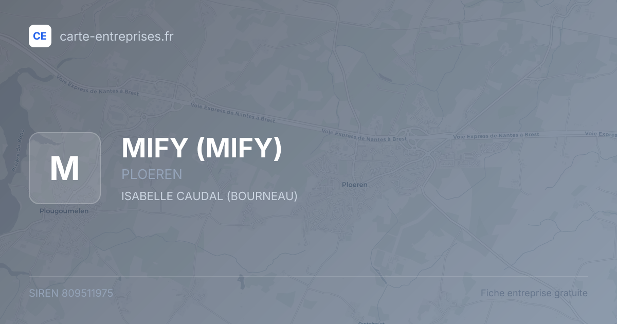 MIFY — 809511975 — fiche entreprise