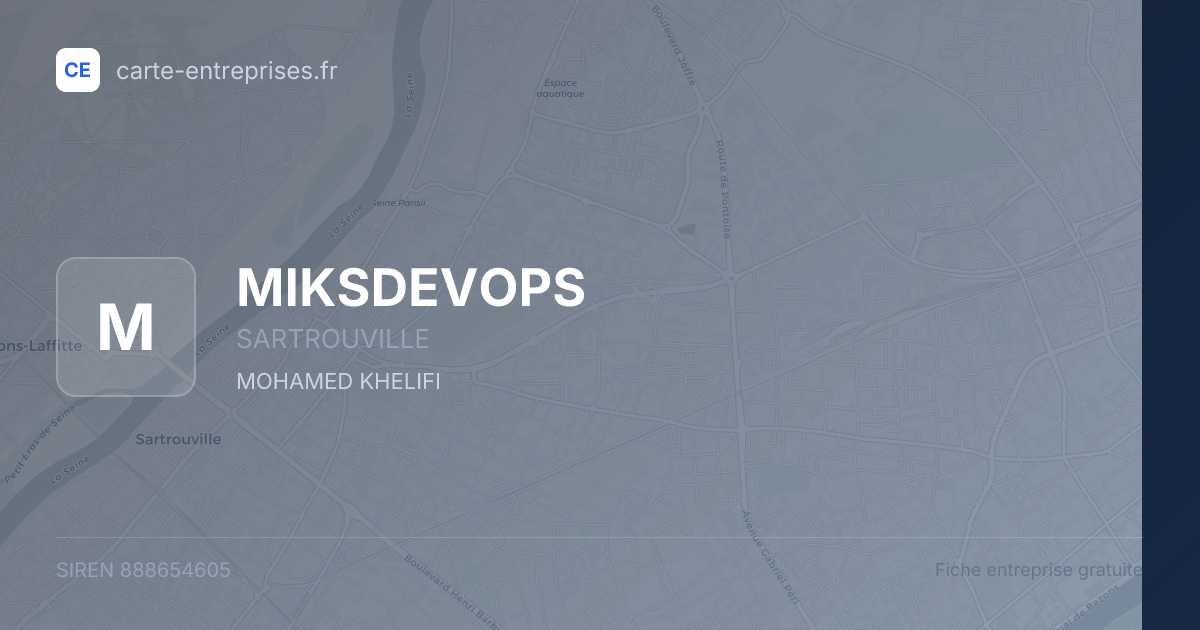 MIKSDEVOPS — 888654605 — fiche entreprise