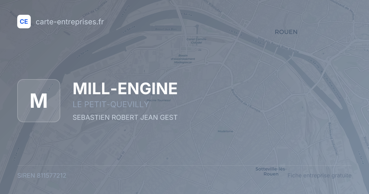 MILL-ENGINE — 811577212 — fiche entreprise
