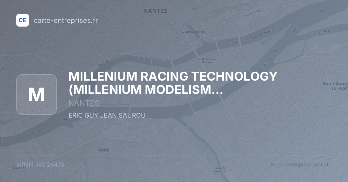 MILLENIUM RACING TECHNOLOGY (MILLENIUM MODELISME) (MILLENIUM RC) — 441124476 — fiche entreprise