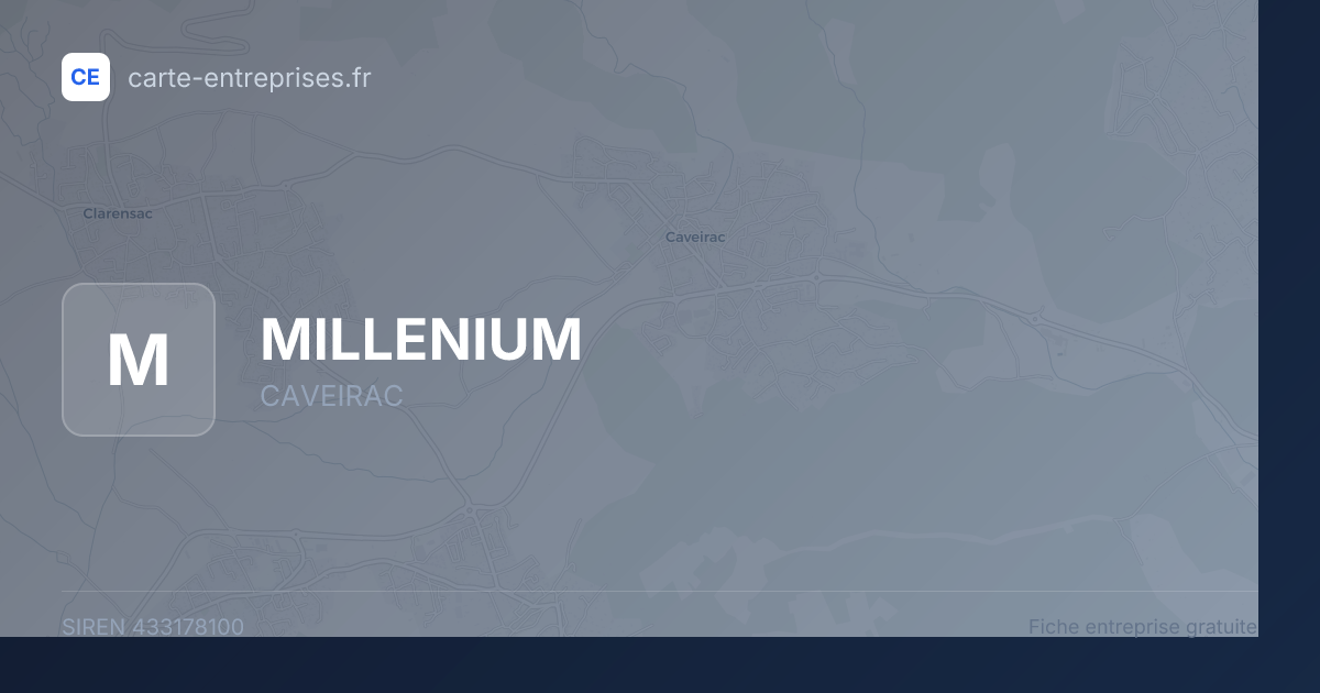 MILLENIUM — 433178100 — fiche entreprise