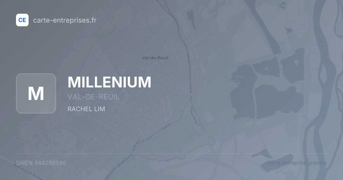 MILLENIUM — 448288548 — fiche entreprise