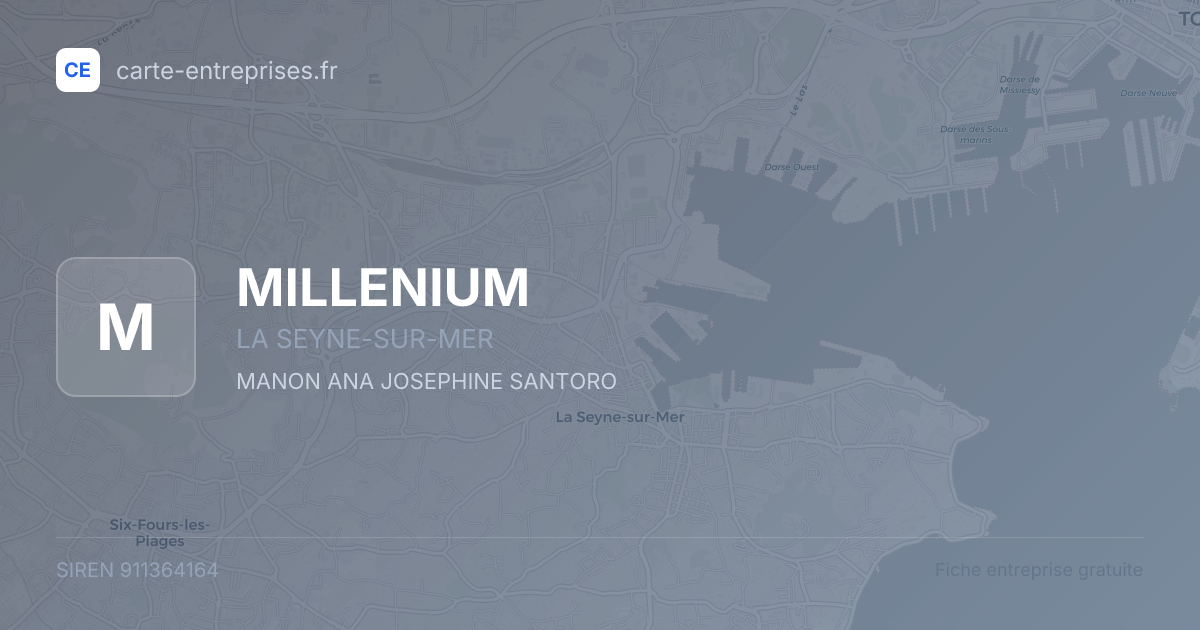 MILLENIUM — 911364164 — fiche entreprise