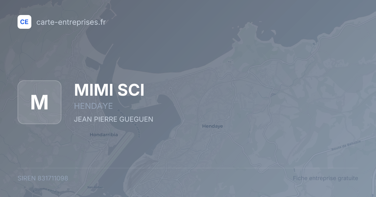 MIMI SCI — 831711098 — fiche entreprise
