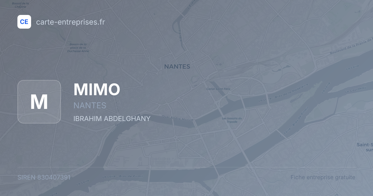 MIMO — 830407391 — fiche entreprise