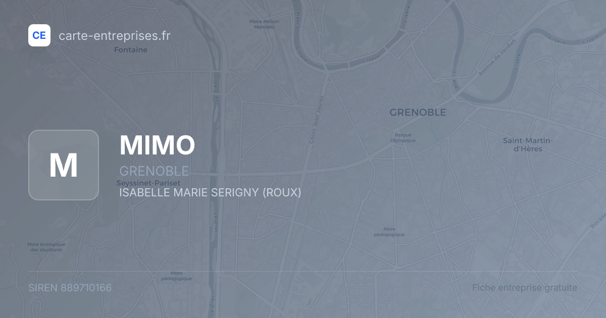 MIMO — 889710166 — fiche entreprise