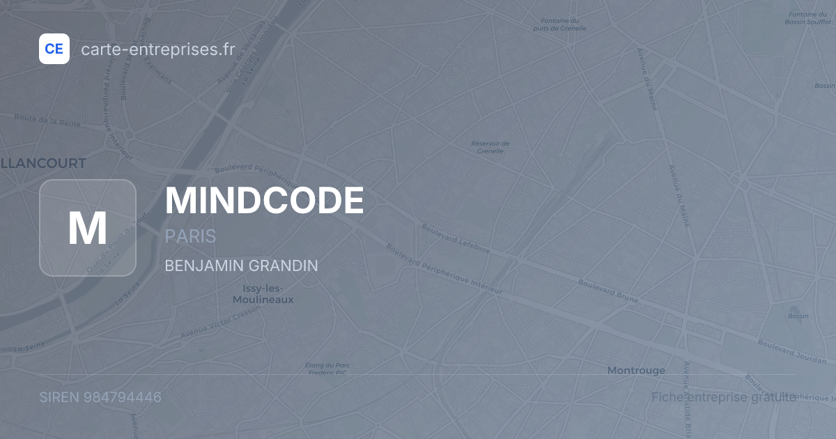 MINDCODE — 984794446 — fiche entreprise