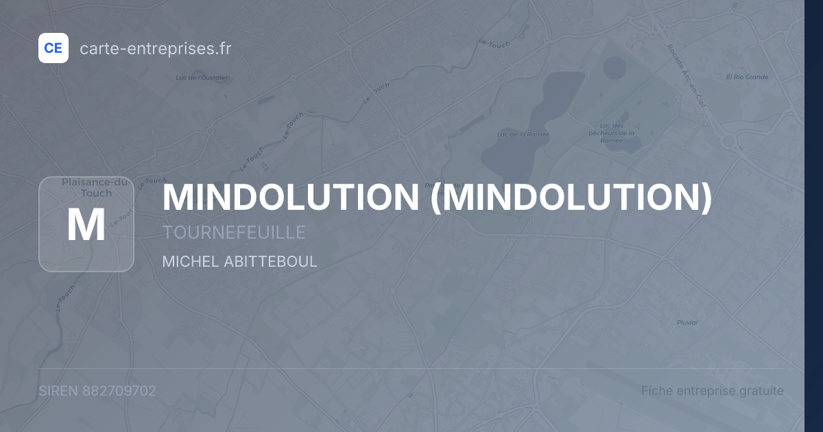 MINDOLUTION — 882709702 — fiche entreprise