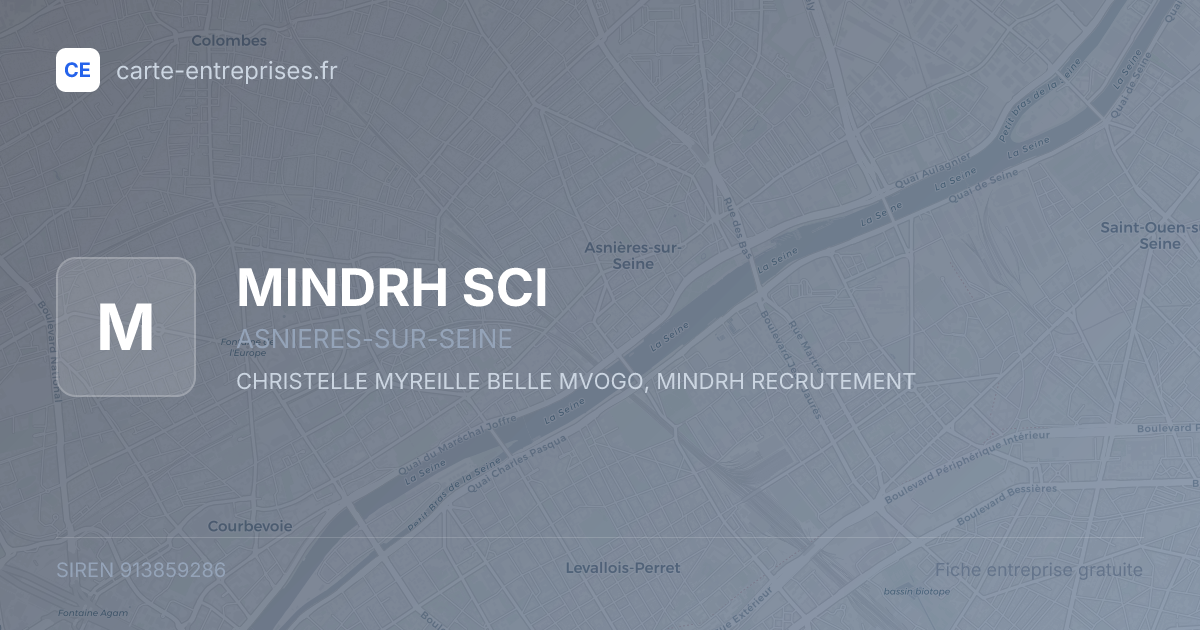 MINDRH SCI — 913859286 — fiche entreprise