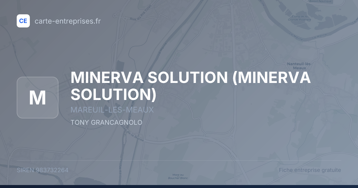MINERVA SOLUTION — 983732264 — fiche entreprise