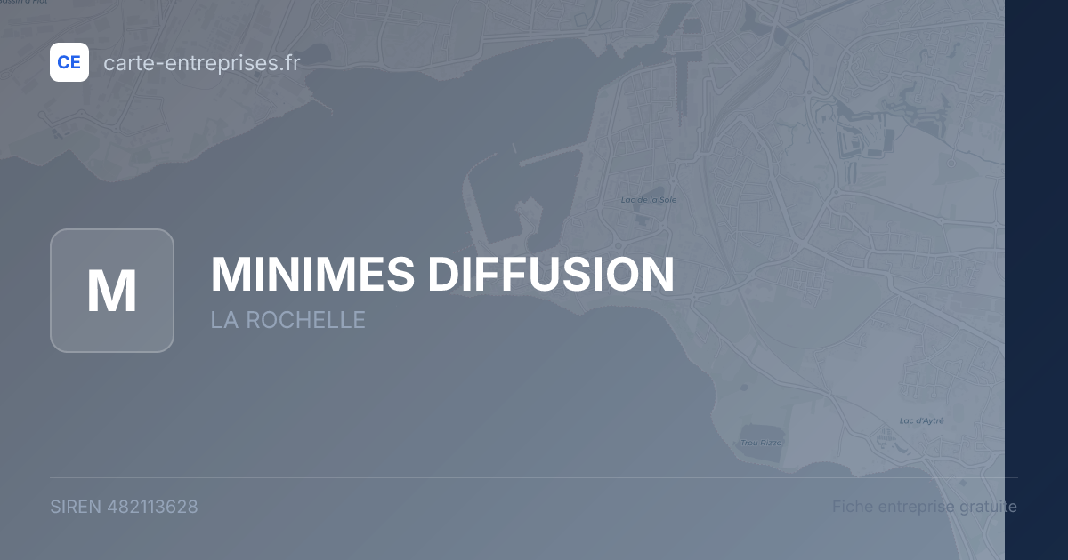 MINIMES DIFFUSION — 482113628 — fiche entreprise
