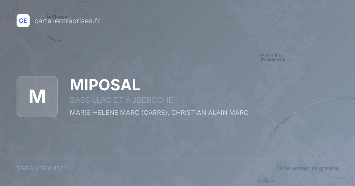 MIPOSAL — 401364575 — fiche entreprise