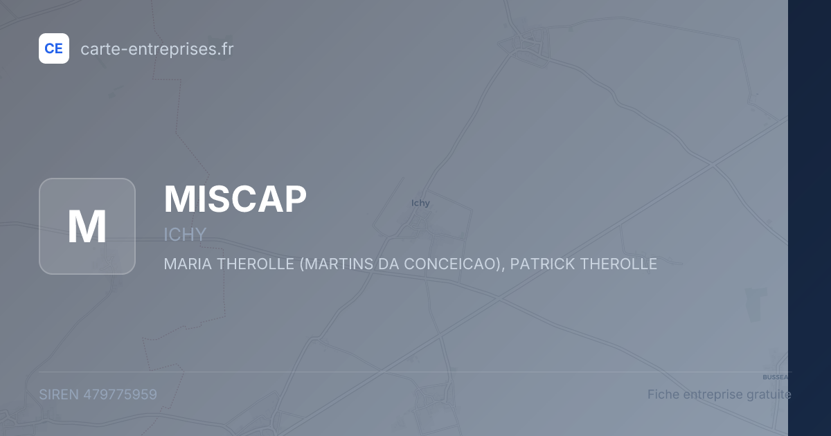 MISCAP — 479775959 — fiche entreprise