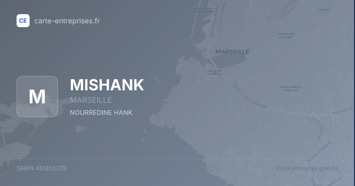 MISHANK — 451853279 — fiche entreprise