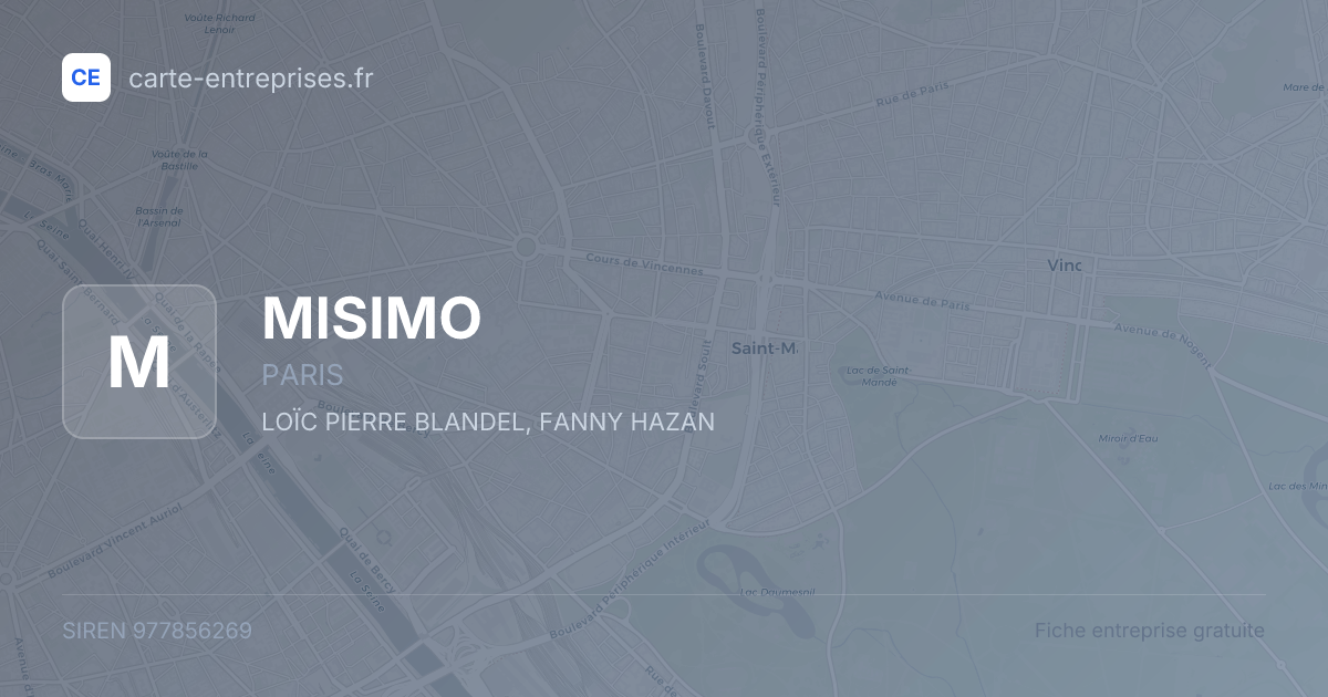 MISIMO — 977856269 — fiche entreprise