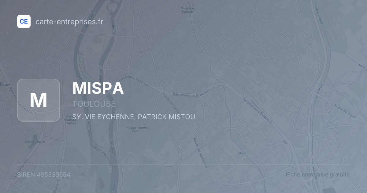 MISPA — 435333554 — fiche entreprise