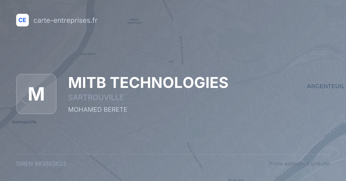 MITB TECHNOLOGIES — 983853623 — fiche entreprise