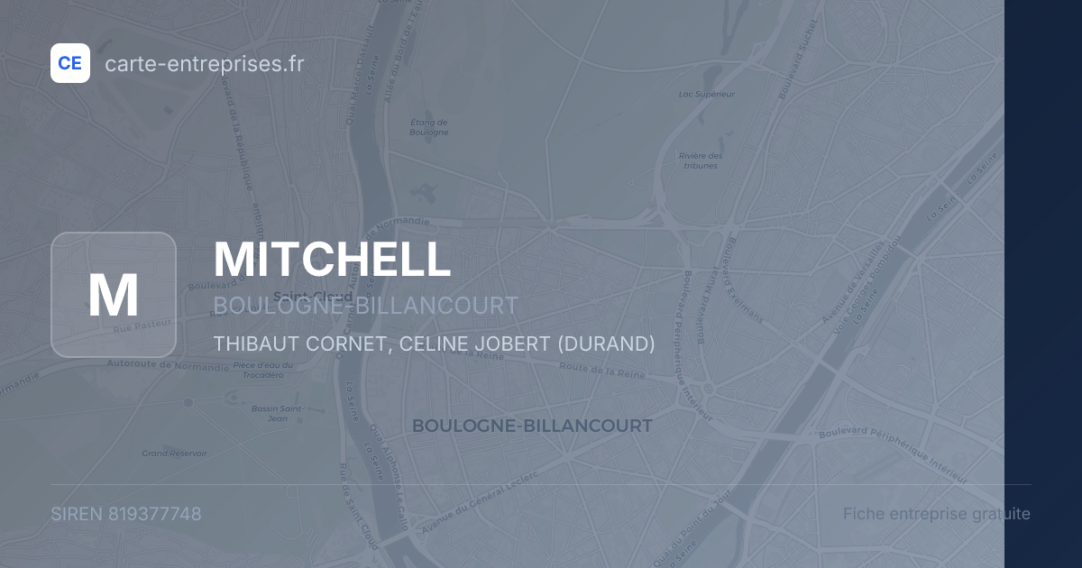 MITCHELL — 819377748 — fiche entreprise