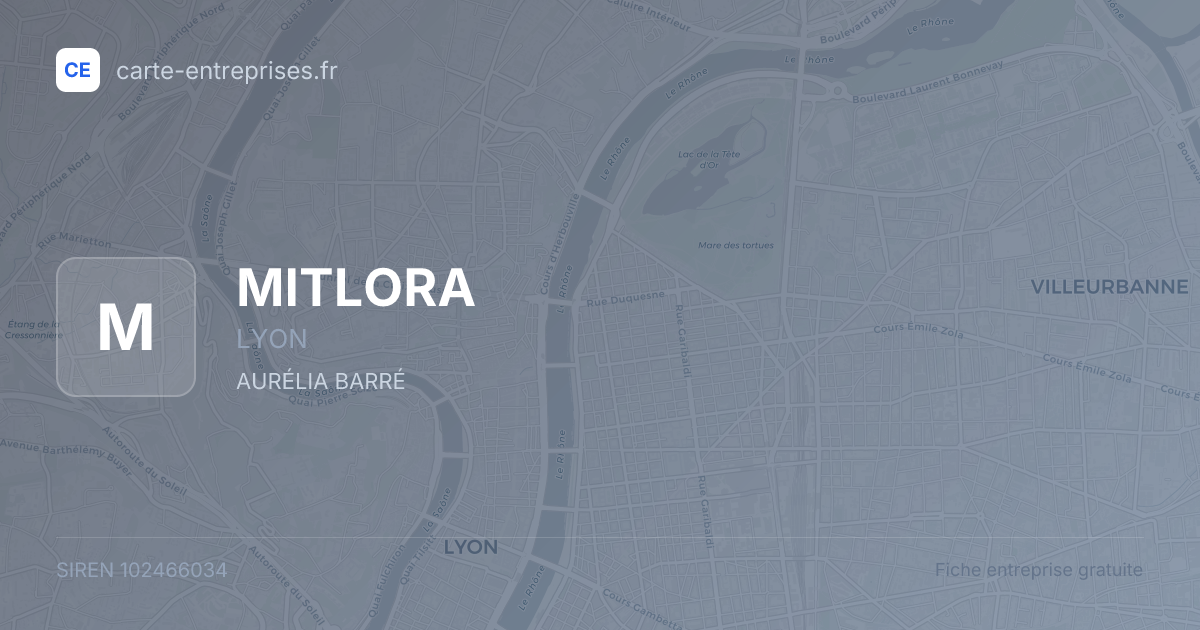 MITLORA — 102466034 — fiche entreprise