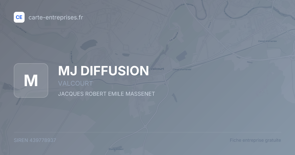 MJ DIFFUSION — 439778937 — fiche entreprise