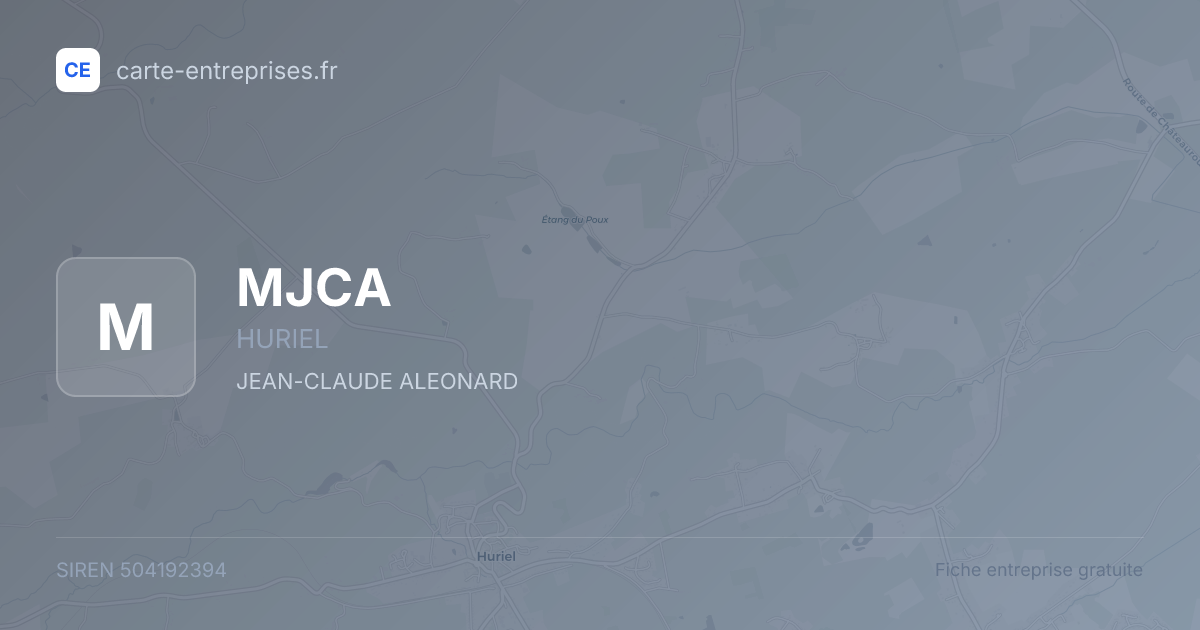 MJCA — 504192394 — fiche entreprise