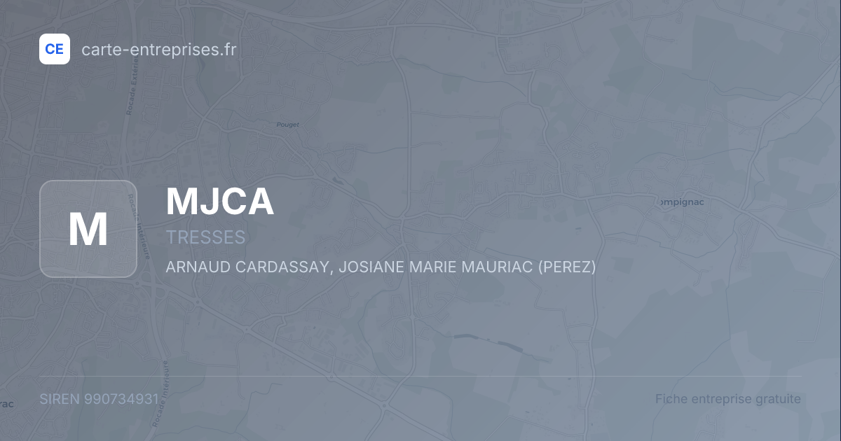 MJCA — 990734931 — fiche entreprise
