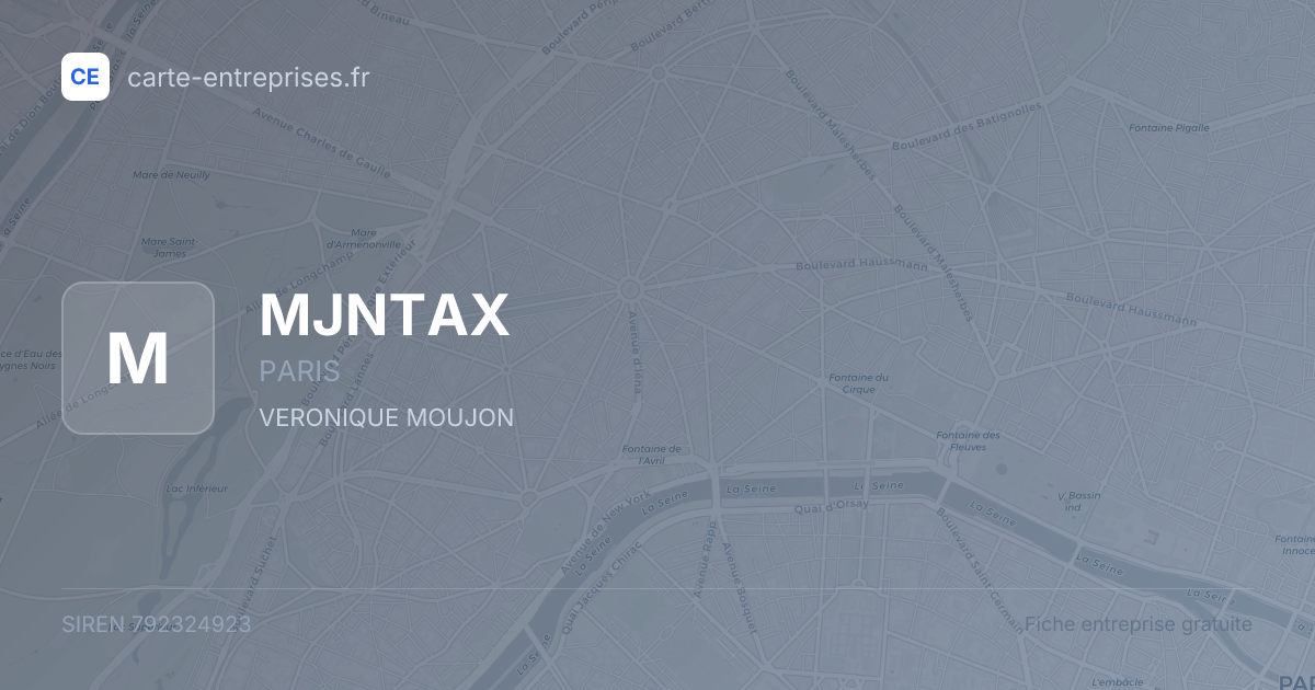 MJNTAX — 792324923 — fiche entreprise