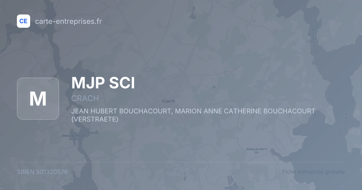 MJP SCI — 501320576 — fiche entreprise