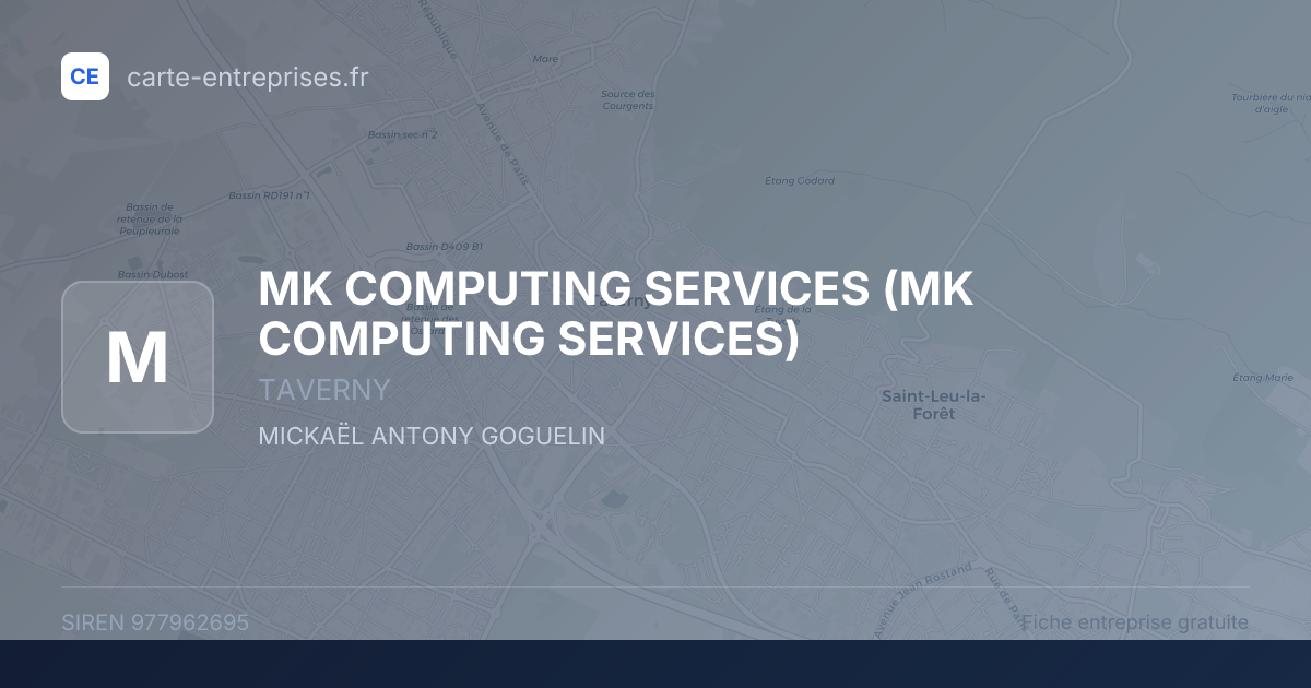 MK COMPUTING SERVICES — 977962695 — fiche entreprise