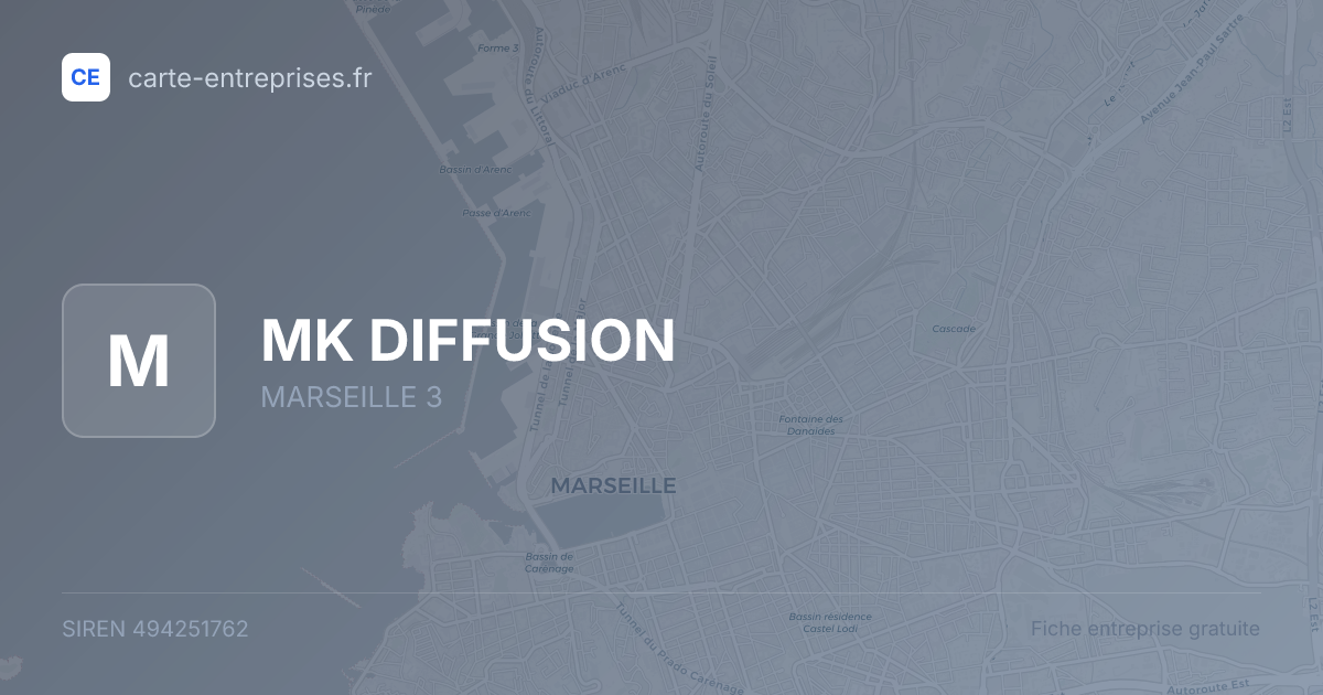 MK DIFFUSION — 494251762 — fiche entreprise