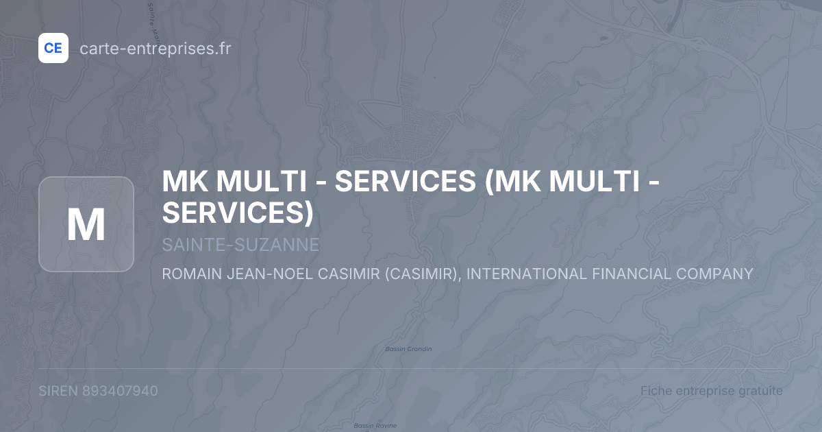 MK MULTI - SERVICES — 893407940 — fiche entreprise
