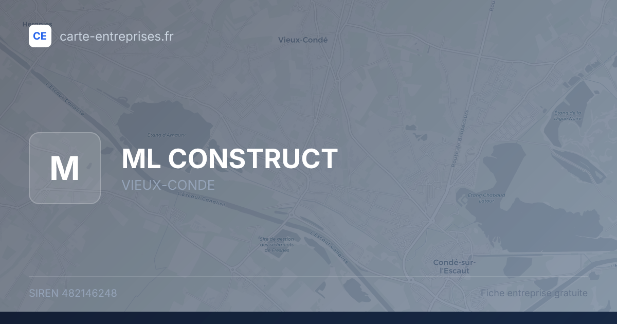 ML CONSTRUCT — 482146248 — fiche entreprise