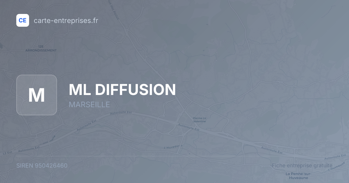 ML DIFFUSION — 950426460 — fiche entreprise