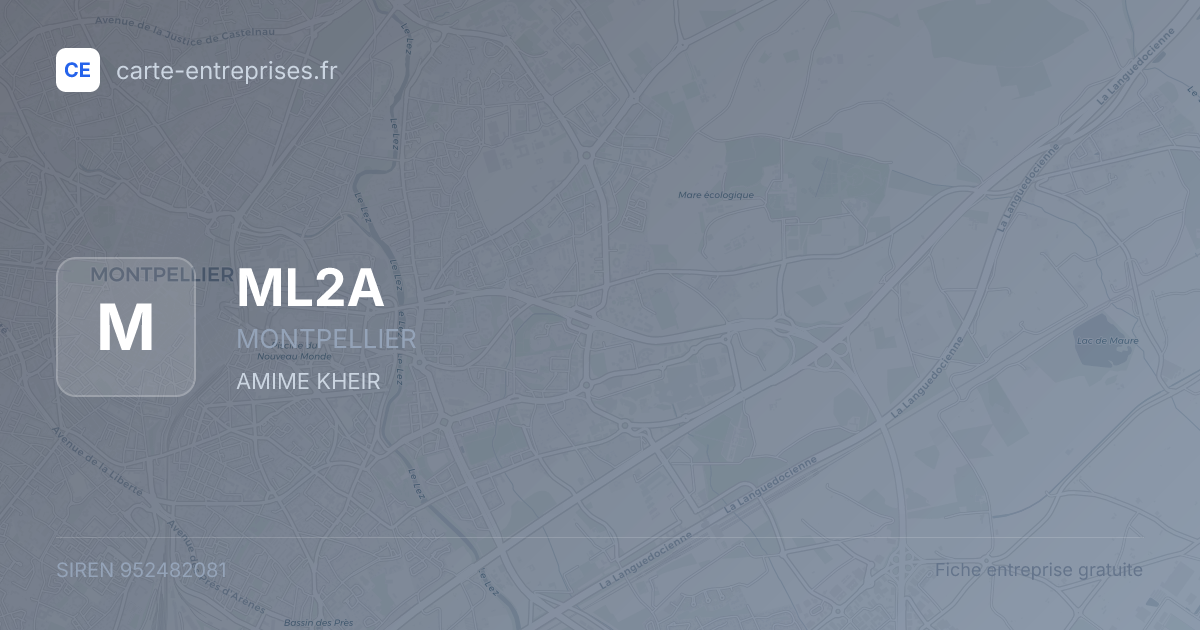 ML2A — 952482081 — fiche entreprise
