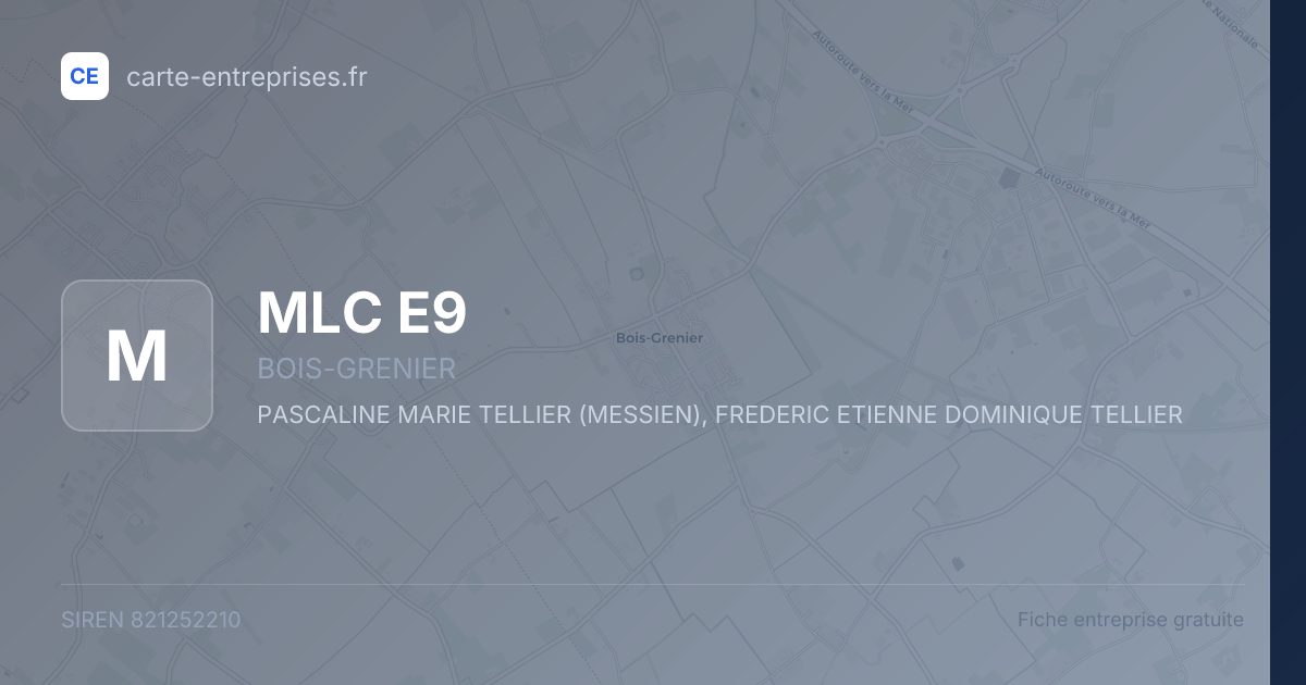 MLC E9 — 821252210 — fiche entreprise