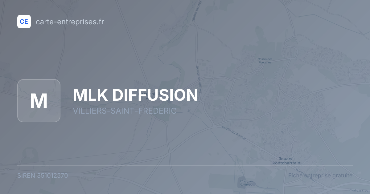 MLK DIFFUSION — 351012570 — fiche entreprise