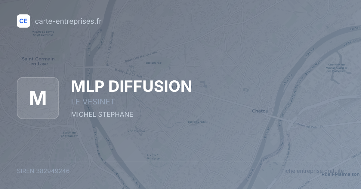 MLP DIFFUSION — 382949246 — fiche entreprise
