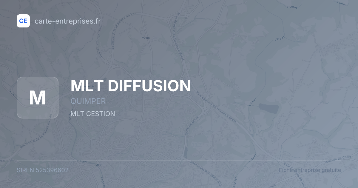 MLT DIFFUSION — 525396602 — fiche entreprise